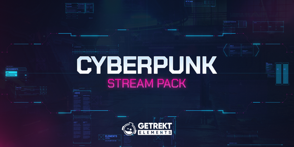 Cyberpunk Stream Overlay Pack