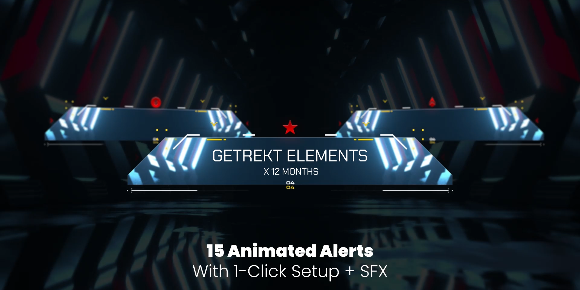 Futuristic Stream Overlay Pack