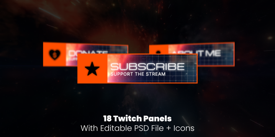 Nebula Stream Overlay Pack