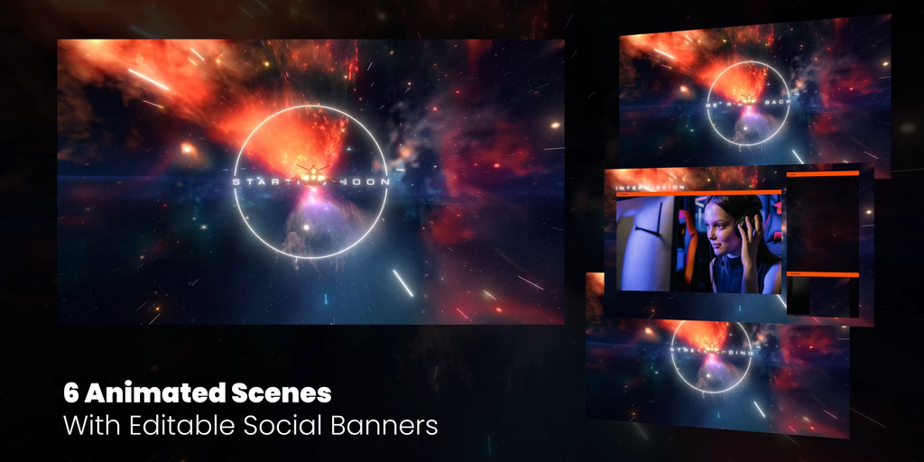 Nebula Stream Overlay Pack