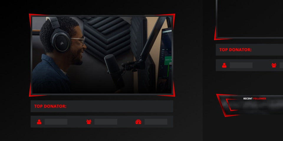 Red Wasteland Stream Overlay